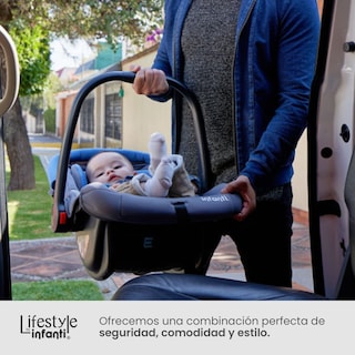 Foto 7 | Lifestyle By Infanti Carriola Sistema de Viaje Aria Asiento Reversible con Portabebé Color Gris
