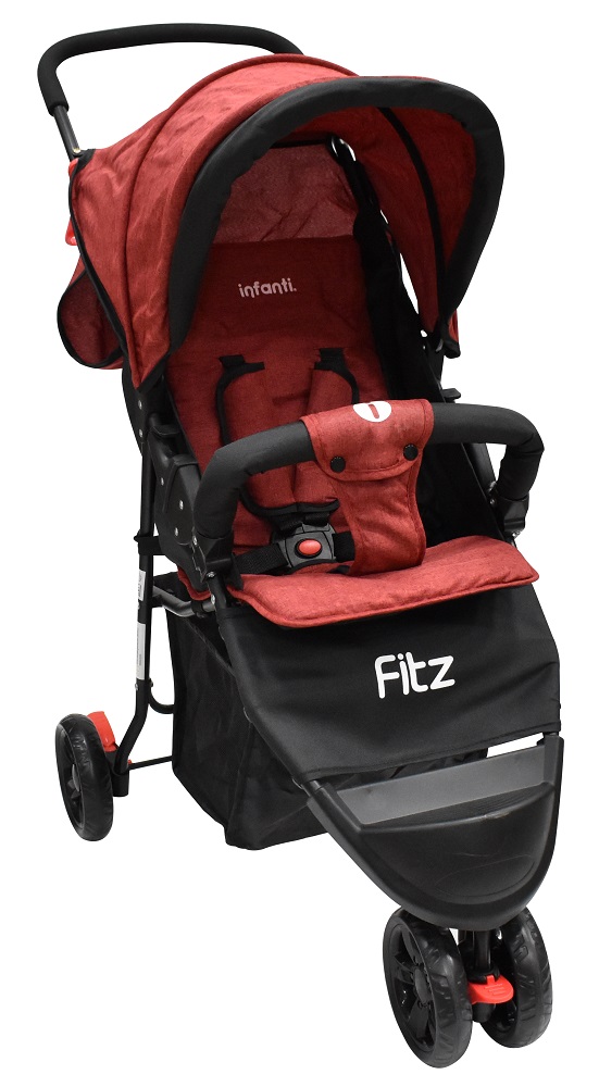 Carriola Infanti Fitz Rojo con Negro