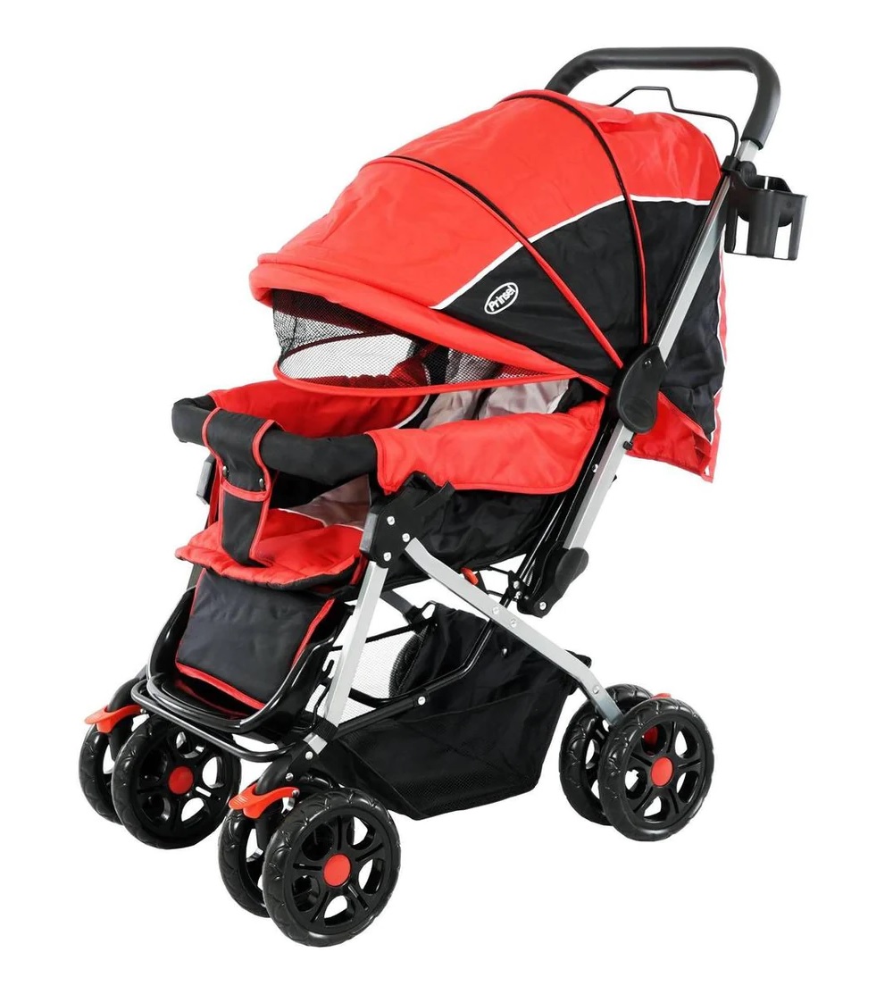 Carriola Prinsel Roma Reclinable color Rojo