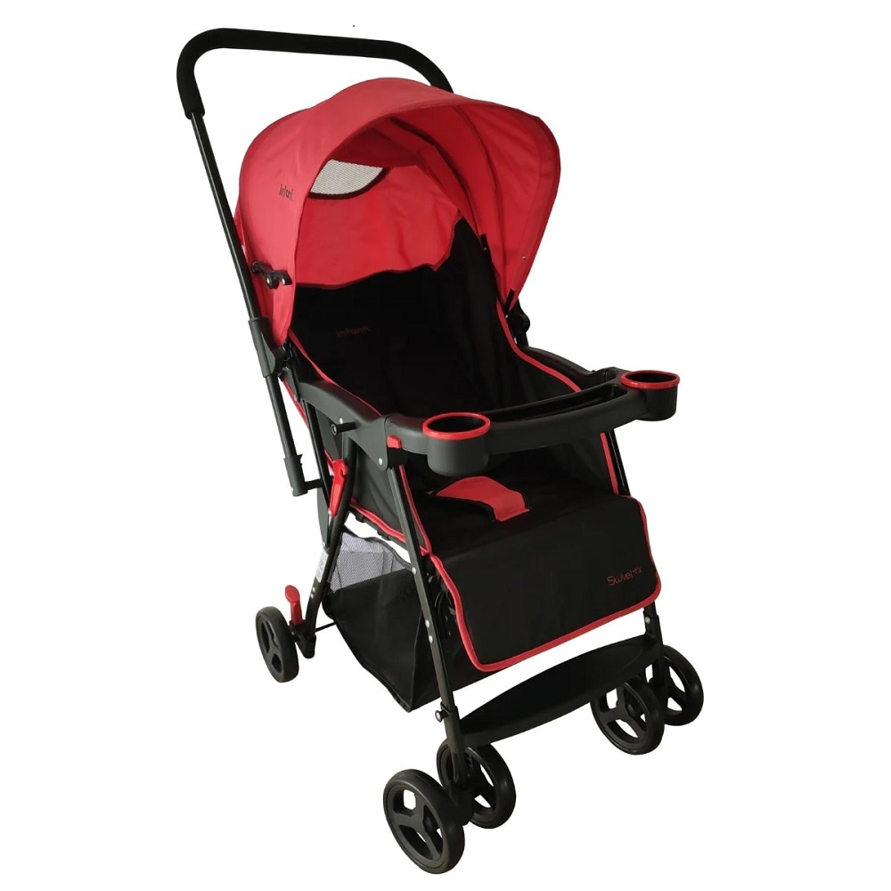 Carriola con Mango Reversible Infanti color Rojo $1,899