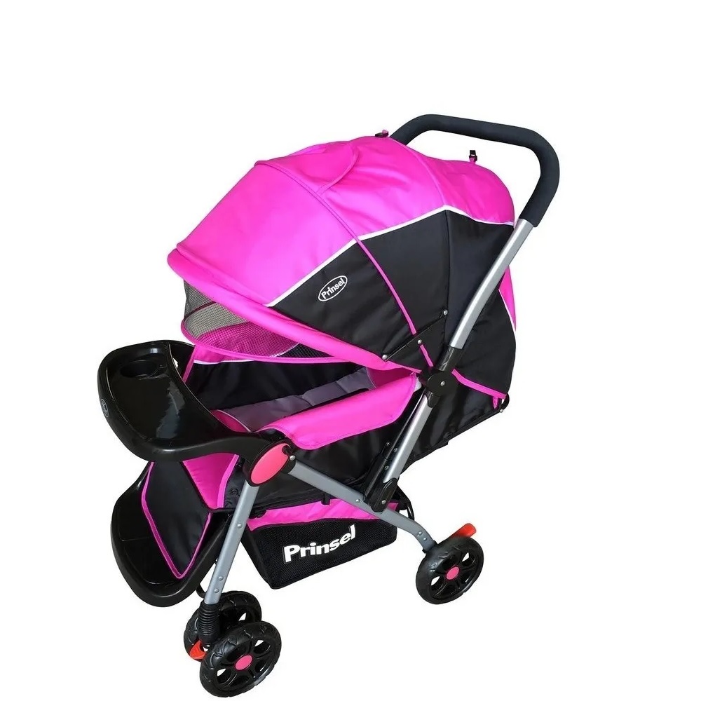 Carriola Prinsel Napoli Reversible 3 Posiciones color Rosa