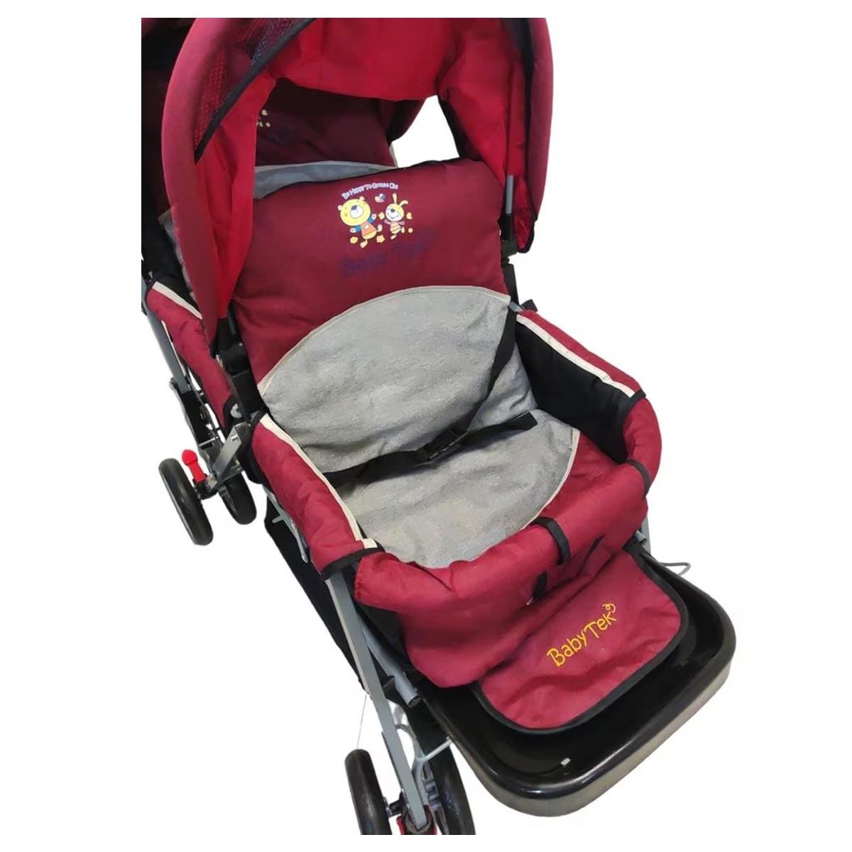 Foto 3 | Carriola Gemelar Babytek Plegable P-F Roja