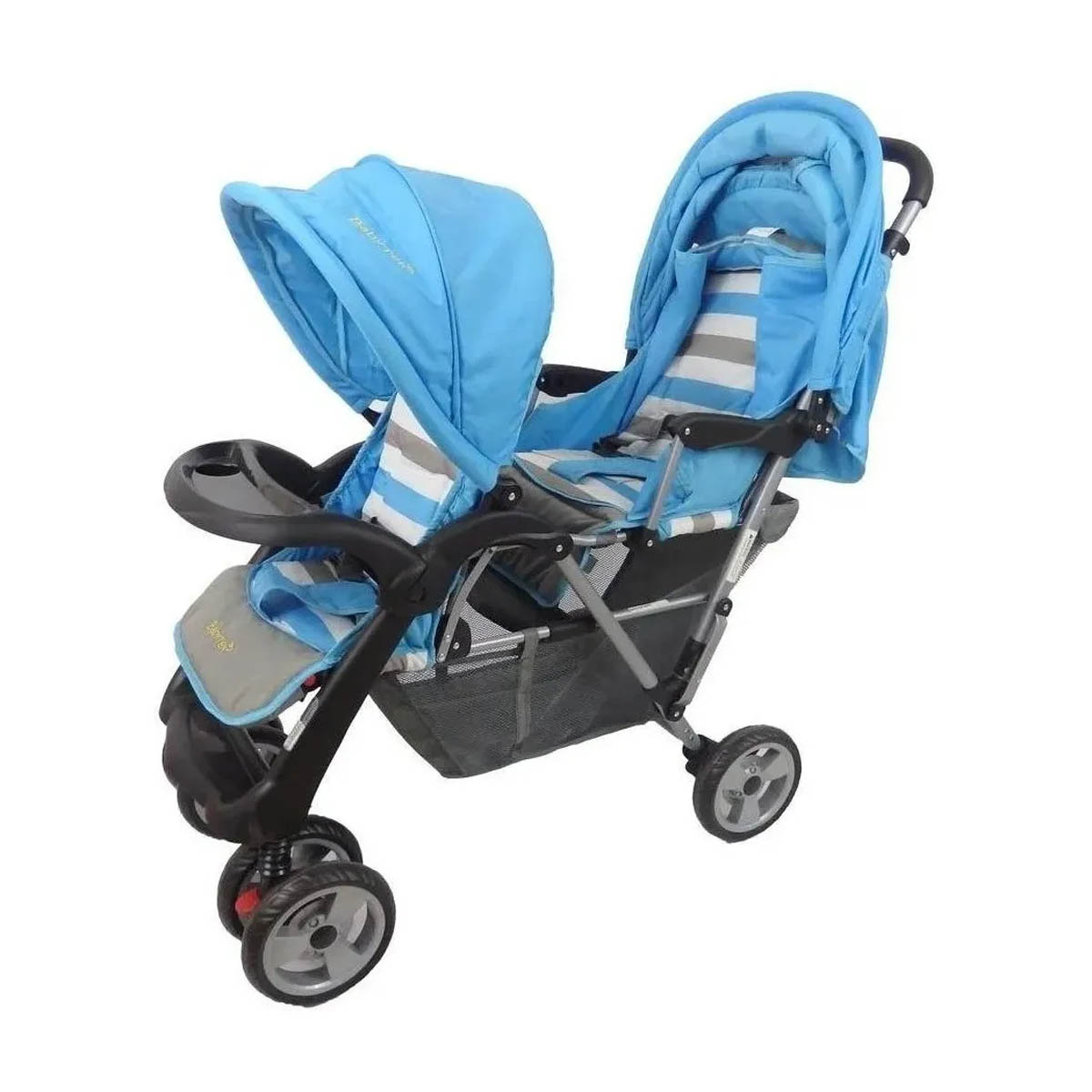 Foto 2 pulgar | Carriola Doble BABY TEK color Azul