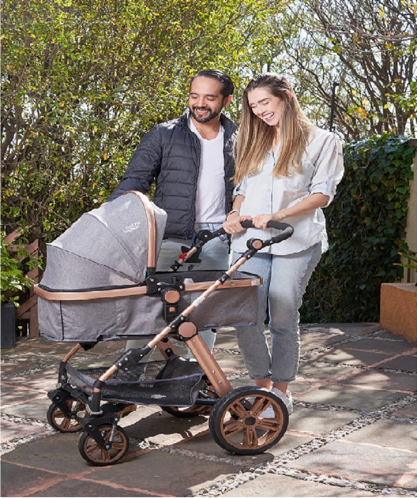 Foto 4 pulgar | Carriola con Asiento para Auto Infanti color Negro 2 Piezas