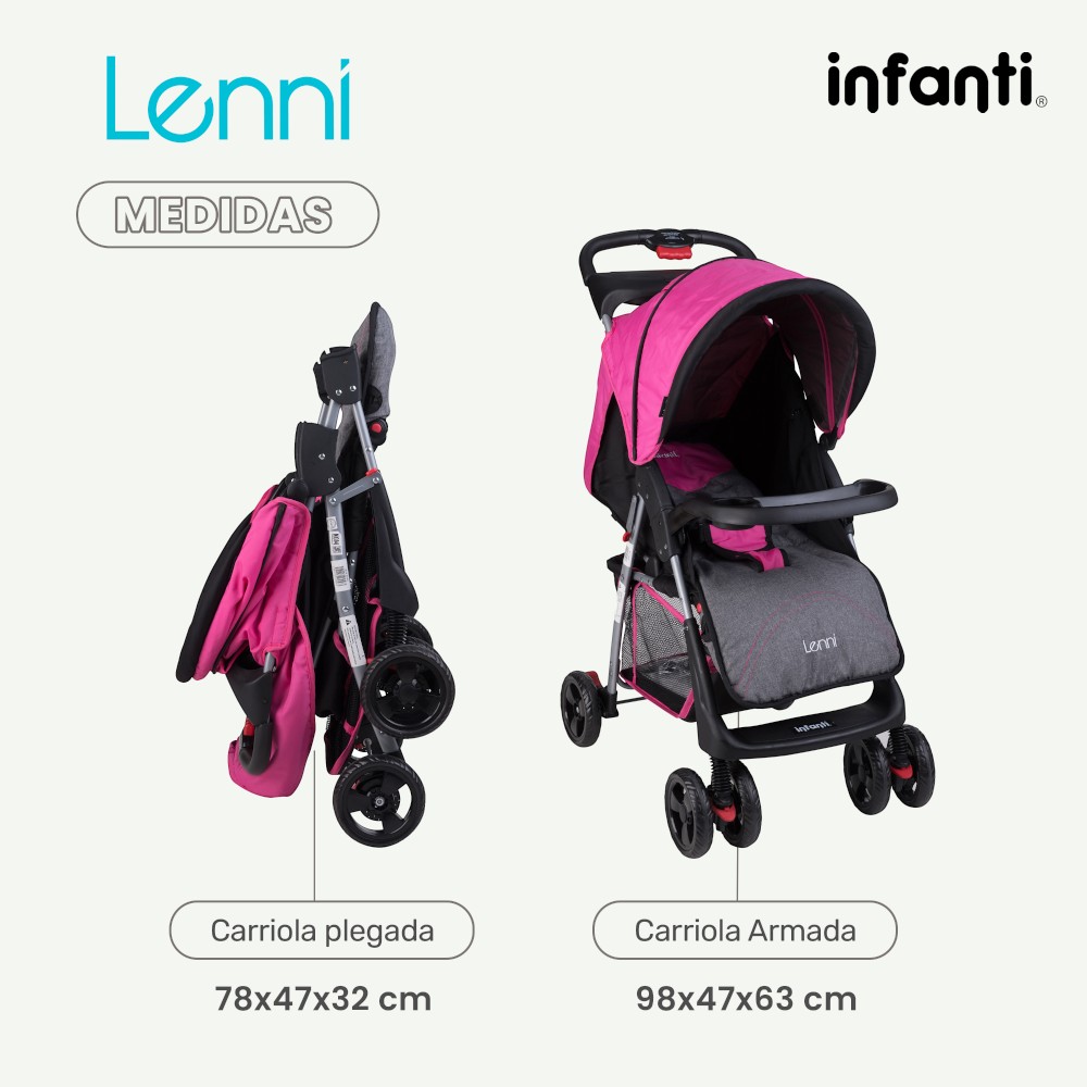 Foto 7 pulgar | Sistema de Viaje Infanti Lenni Fiucsa