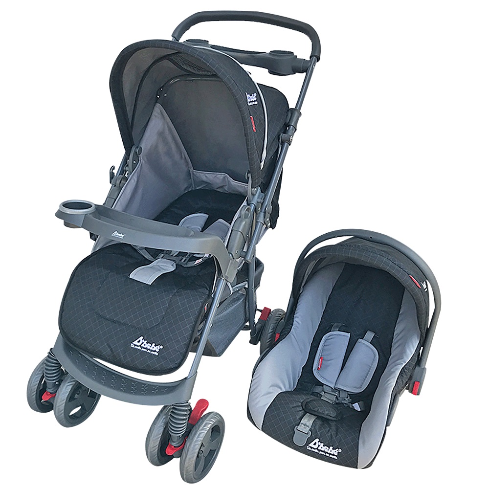 Foto 2 pulgar | Carriola D´Bebé Travel System Reversible color Gris