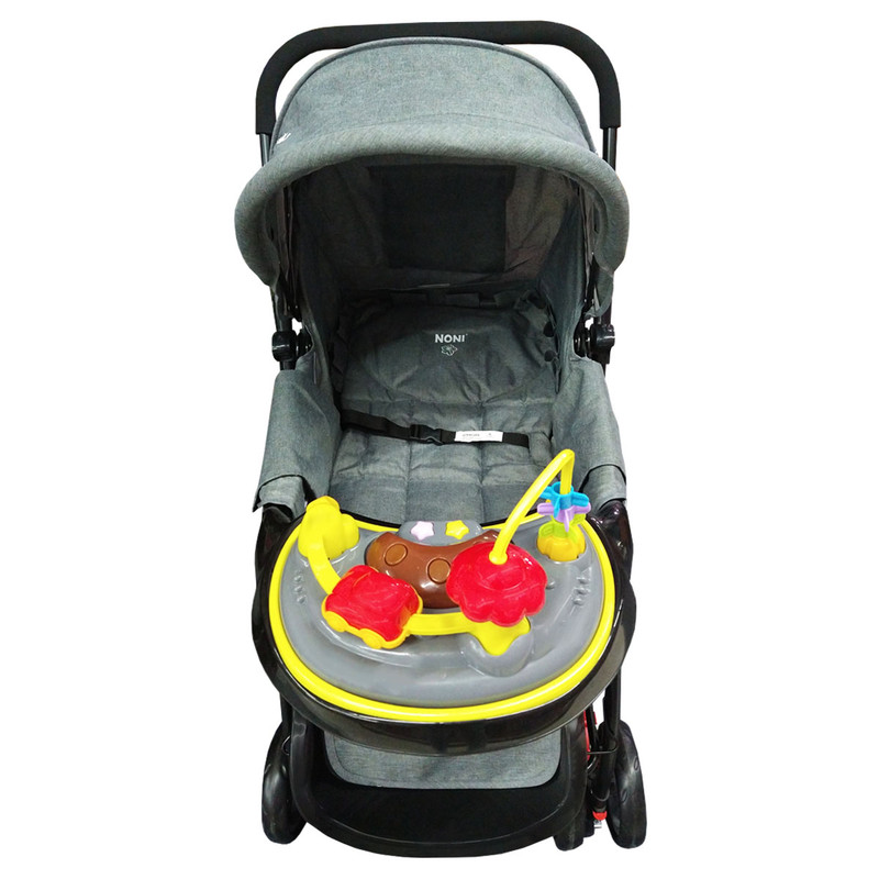 Foto 2 pulgar | Carriola Angelin Baby con Charola Musical Gris