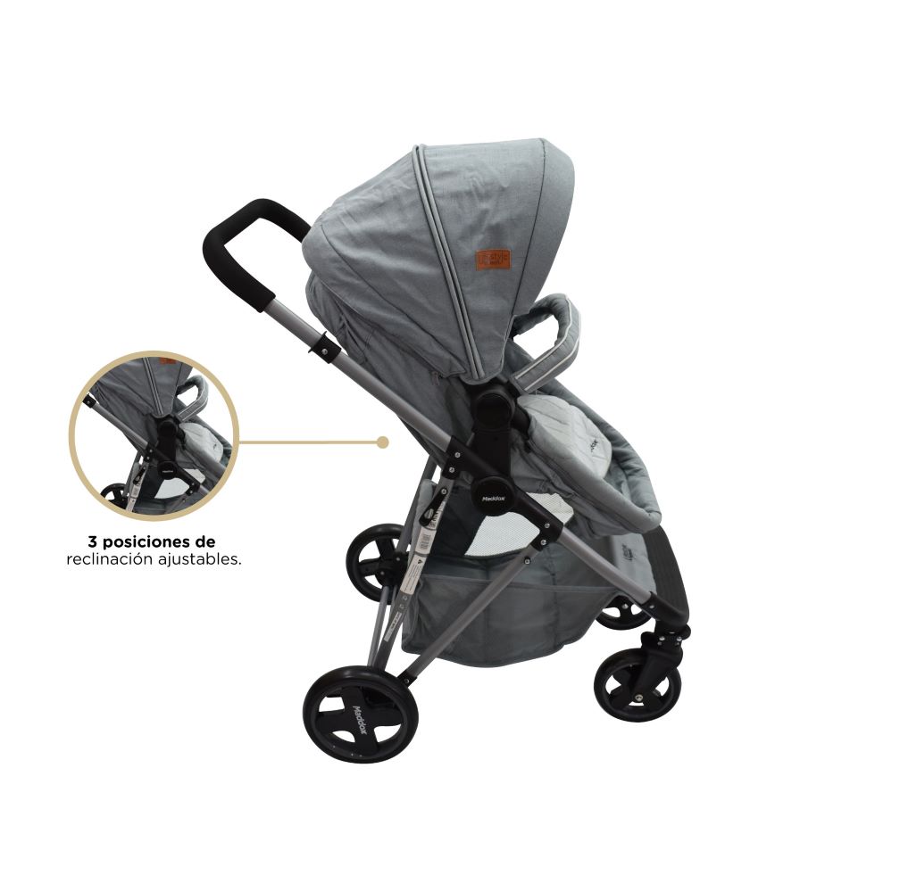 Foto 6 pulgar | Carriola Lifestyle By Infanti Maddox Travel System Gris