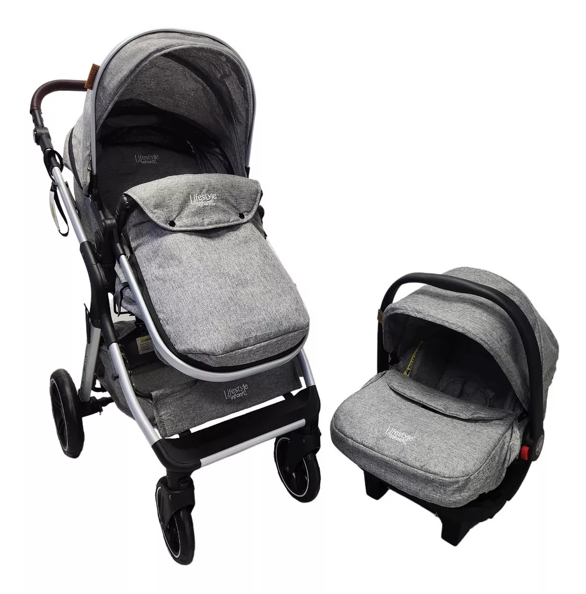 Carriola de Bebé Lifestyle By Infanti 232QX1GRY color Gris Sistema de Viaje Kansas