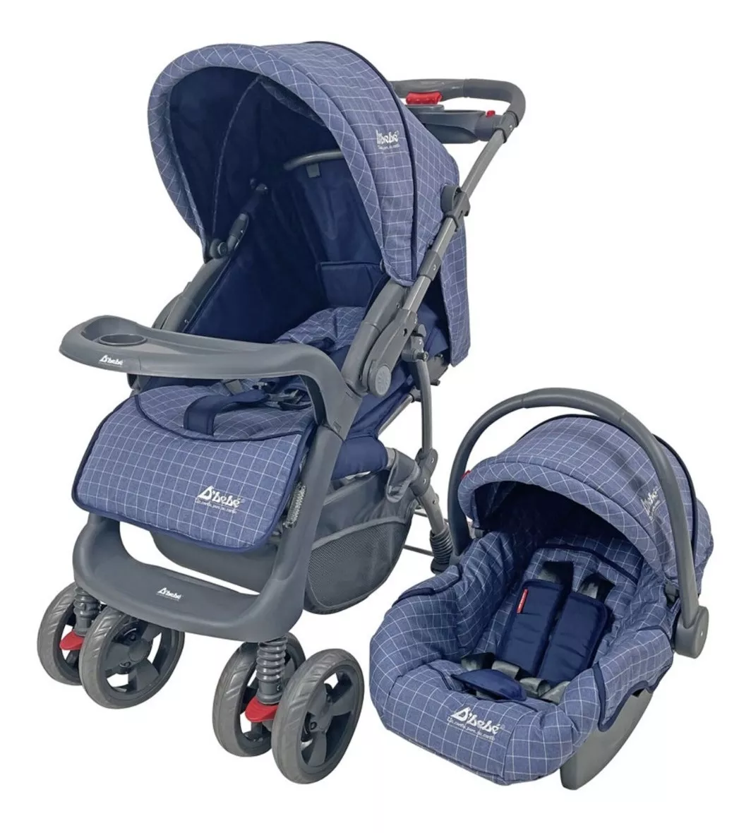 Carriola Travel System D'bebé Aventura color Azul