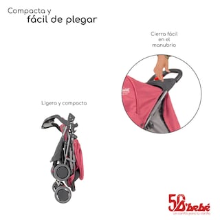Foto 3 | Carriola D' bebé Citi Rosa