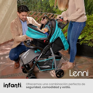 Foto 7 | Carriola Sistema De Viaje Infanti Lenni Con Portabebé Azul