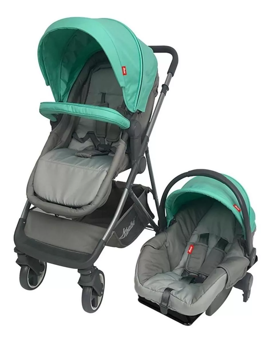 Foto 3 pulgar | Carriola D'bebé Travel System Queen color Verde