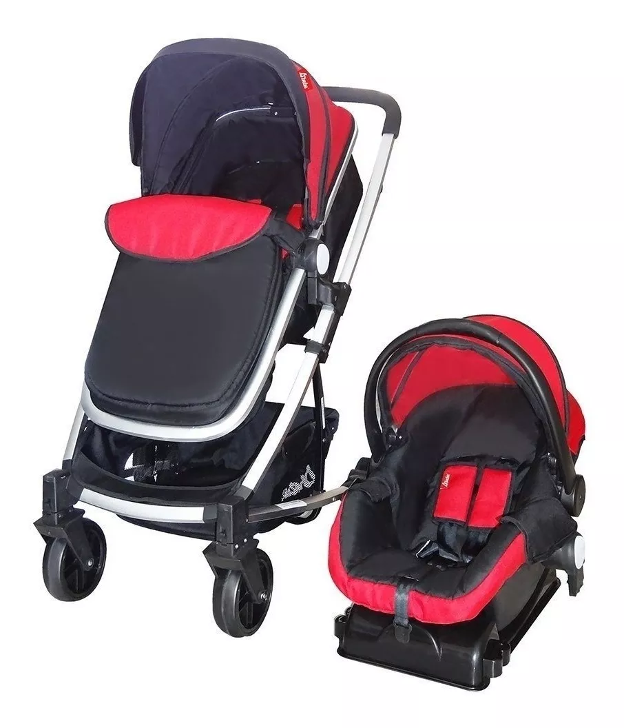 Foto 2 | Carriola D'bebé Travel System Crown color Rojo