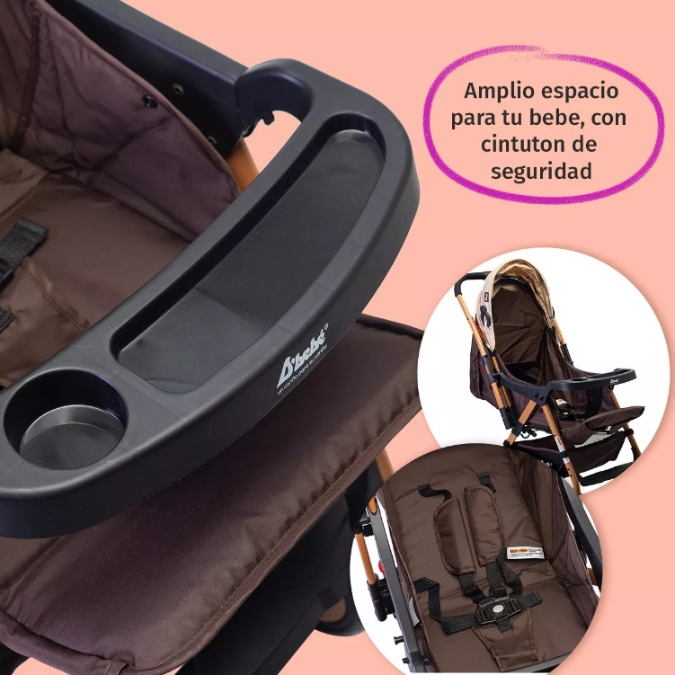 Foto 4 pulgar | Carriola Reversible D'bebé Baby Bm color Beige