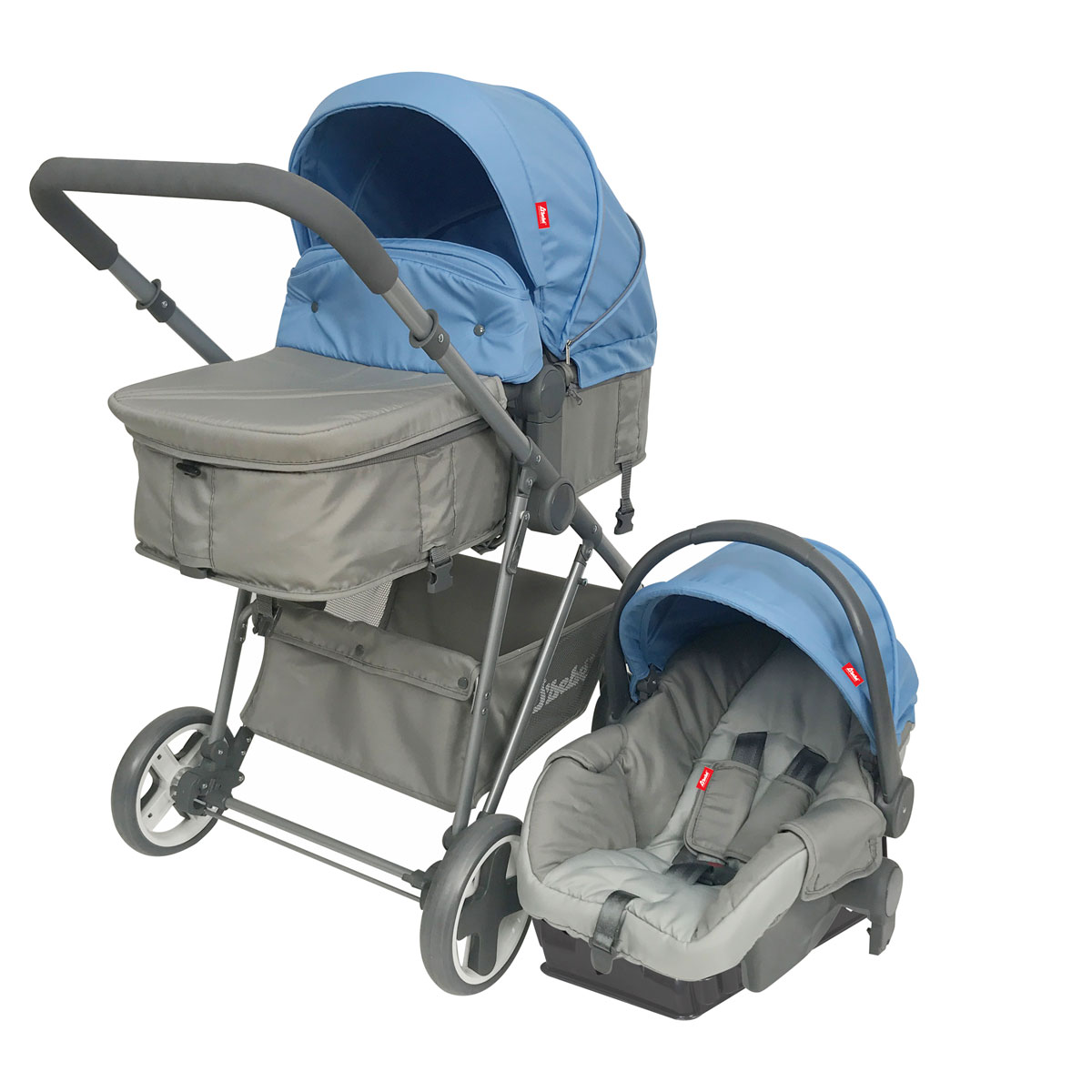 Carriola D'bebé Travel System Queen color Azul $3,249