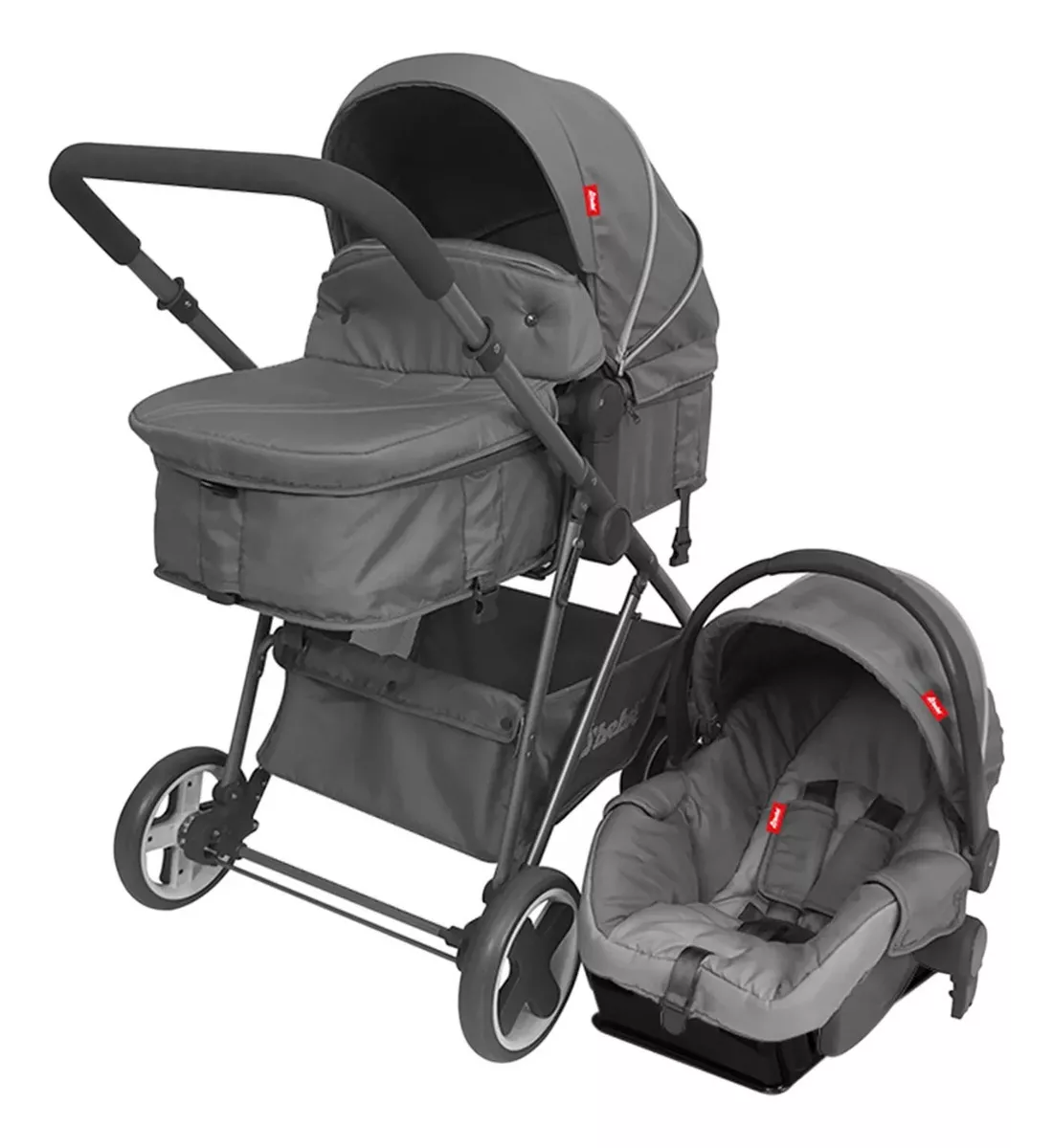 Foto 2 pulgar | Carriola D'bebé Travel System Queen color Gris