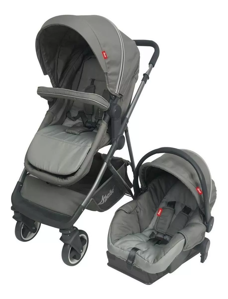 Foto 3 pulgar | Carriola D'bebé Travel System Queen color Gris