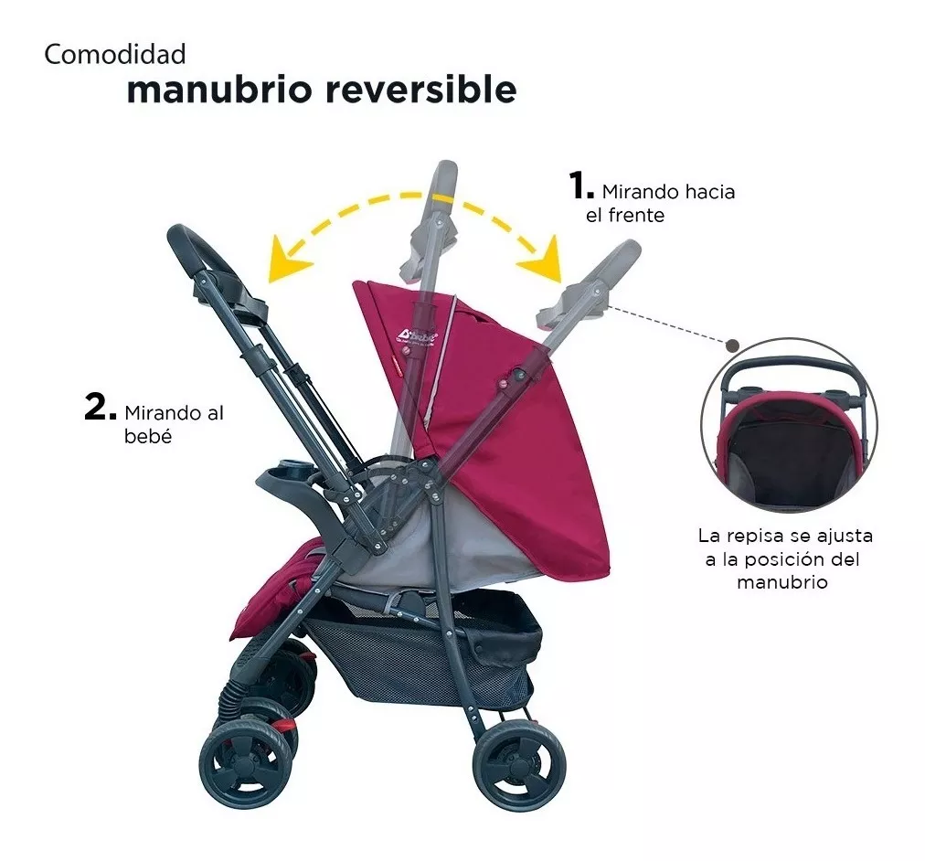 Foto 4 pulgar | Carriola D'bebé Travel System Star Baby color Rosa