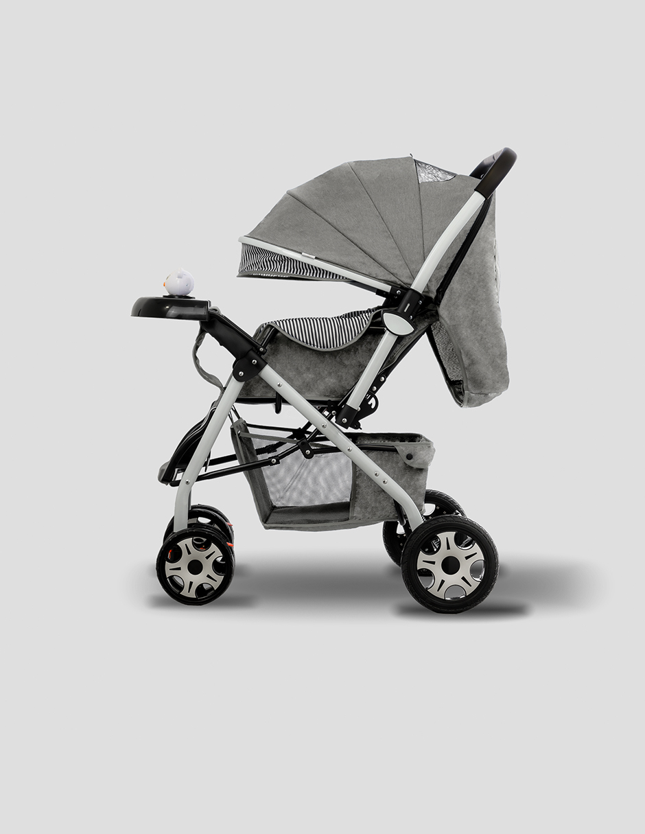 Foto 3 | Carriola Plegable Aoku Baby Ultra Premium Gris