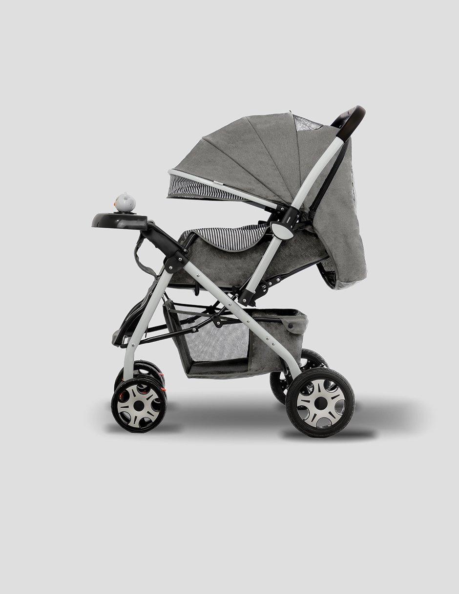 Foto 4 | Carriola Plegable Aoku Baby Ultra Premium Gris