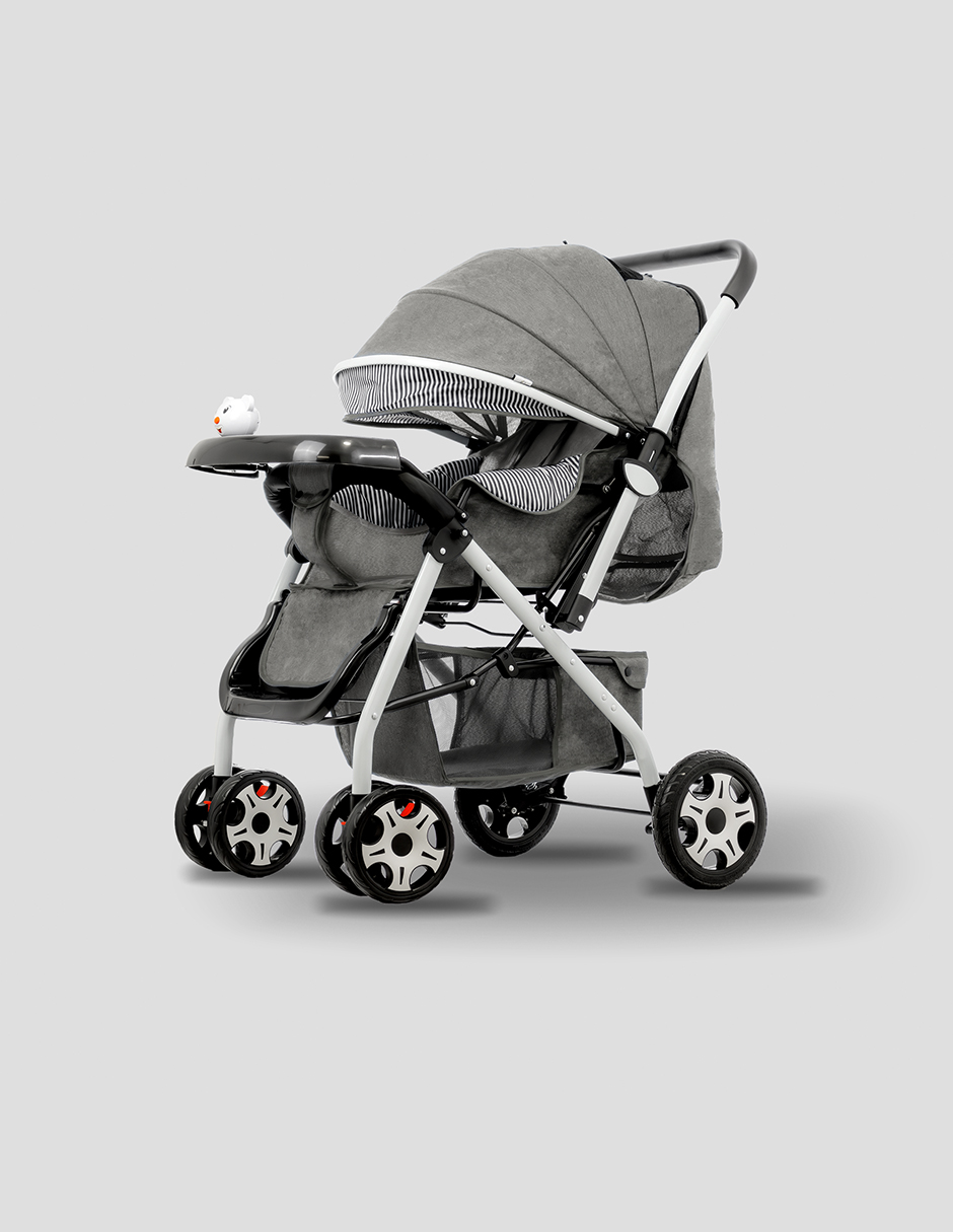 Foto 5 | Carriola Plegable Aoku Baby Ultra Premium Gris