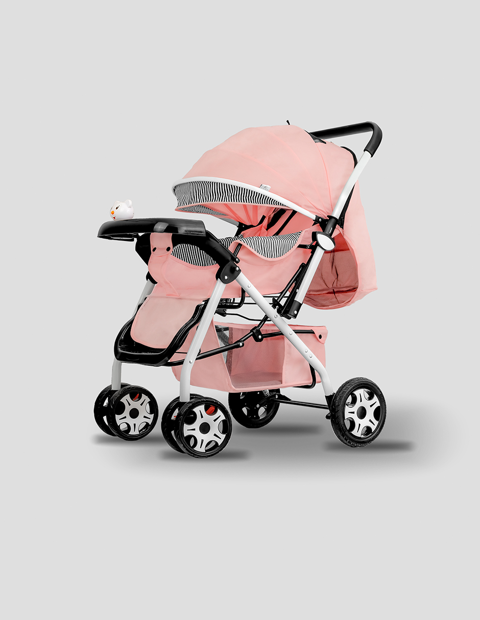 Foto 3 pulgar | Carriola Plegable Aoku Baby Ultra Premium  Rosa