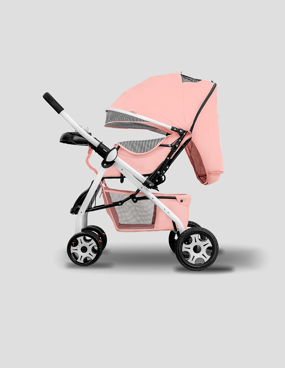 Foto 3 | Carriola Plegable Aoku Baby Ultra Premium  Rosa