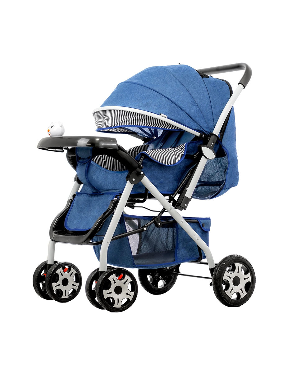 Carriola Plegable Aoku Baby Ultra Premium color Azul $1,999