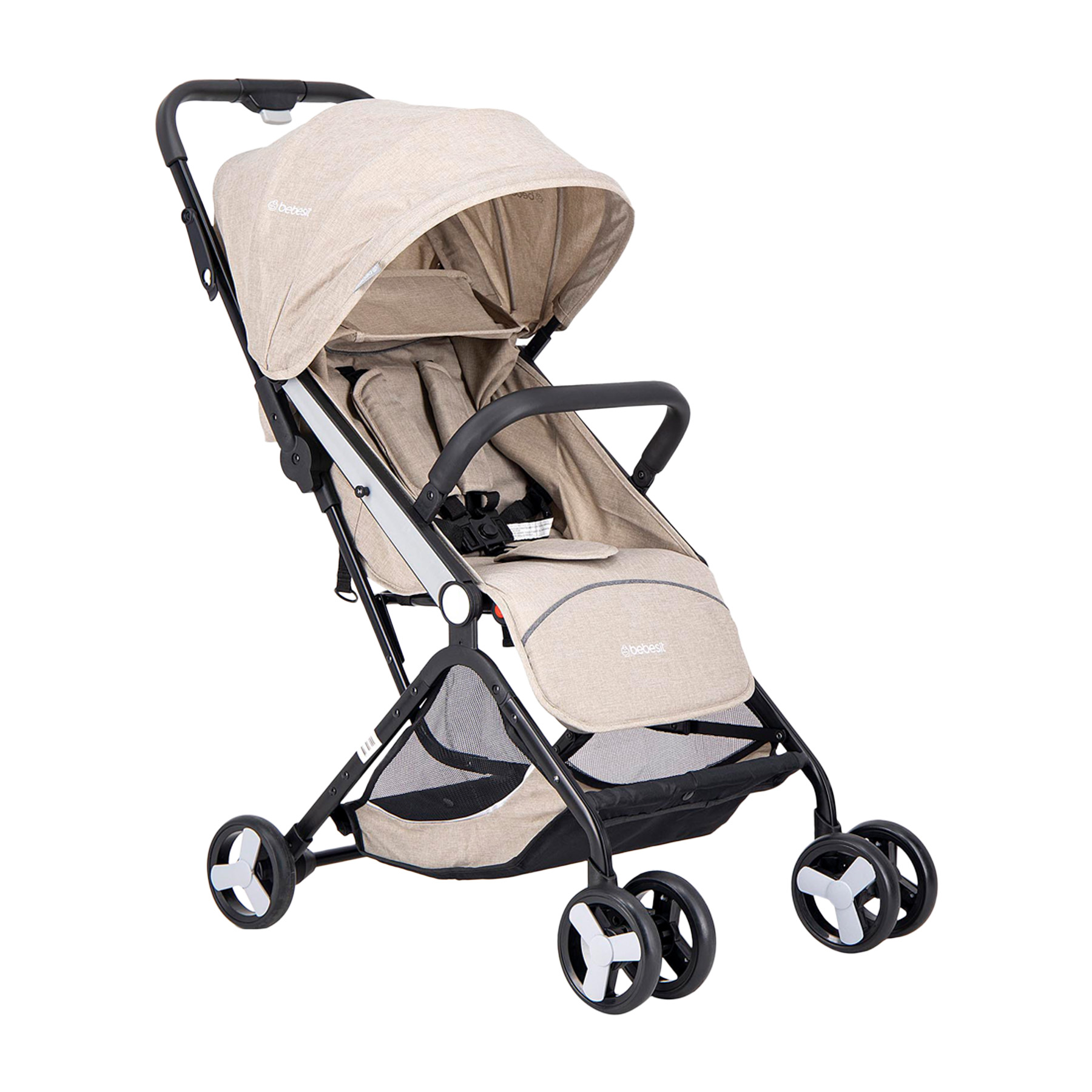 Carriola Bebesit Flex Carriola De Baston Plegable Paseo Color Beige