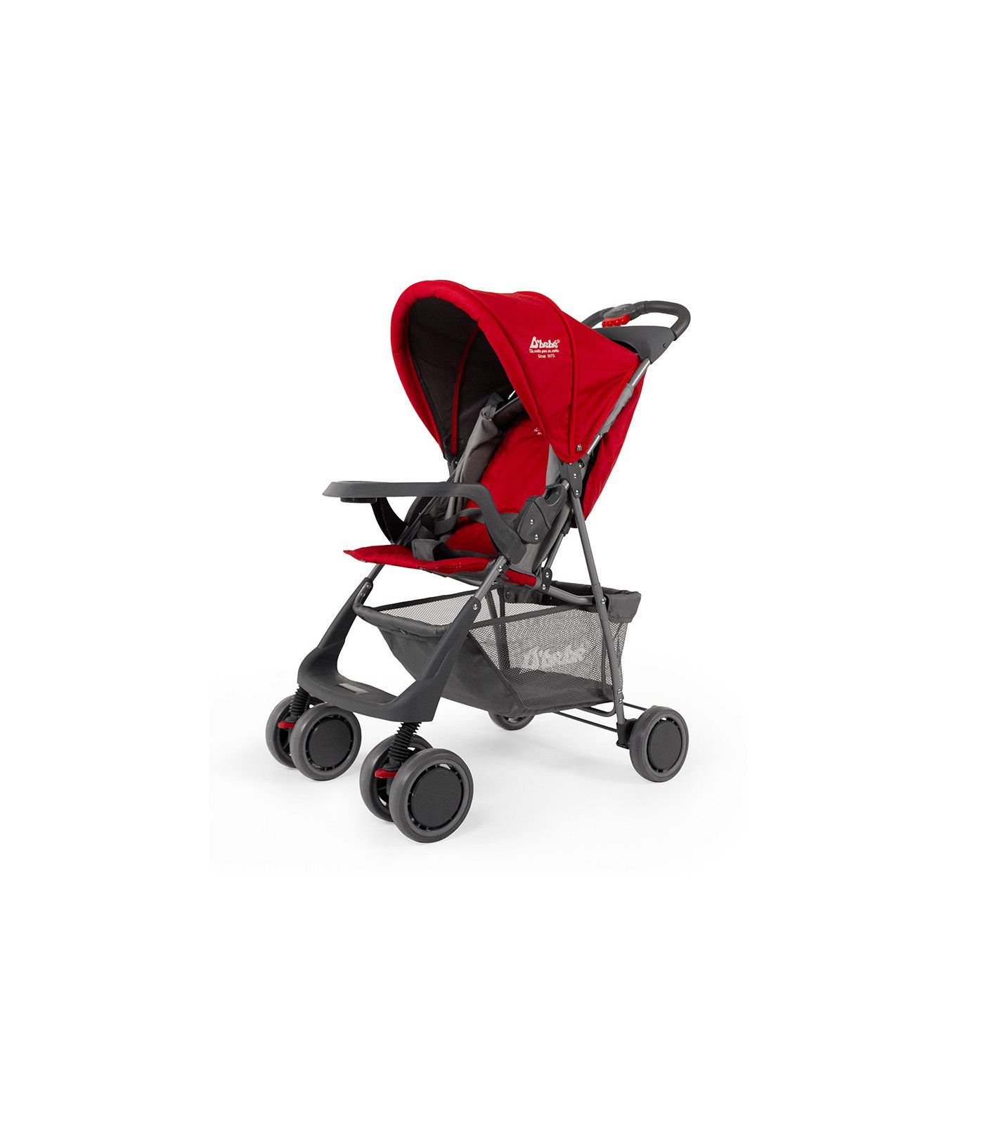 Foto 4 pulgar | Carriola D bebé CITI-2023 Ultra Plegable con Charola 6 a 24 Meses 15 KG Rojo