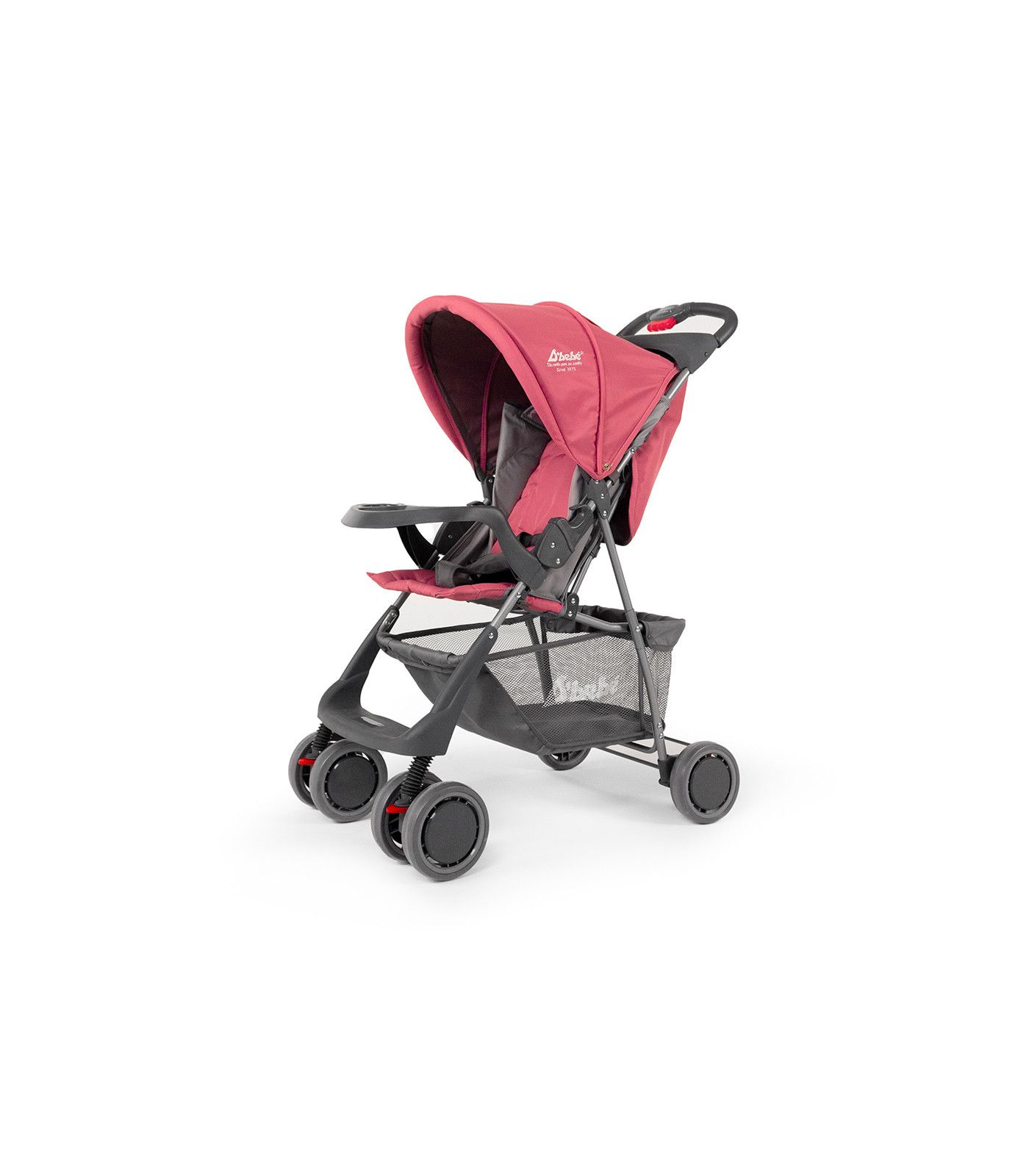 Foto 4 pulgar | Carriola D bebé CITI-2023 Ultra Plegable con Charola 6 a 24 Meses 15 KG Rosa