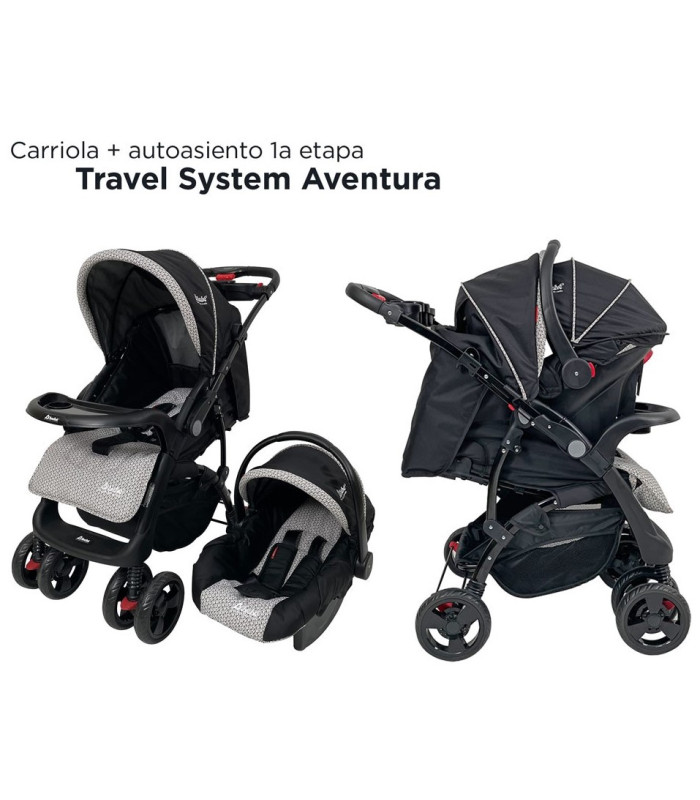 Foto 6 | Carriola para Bebé + Autoasiento Dbebé Reversible y Reclinable Negro