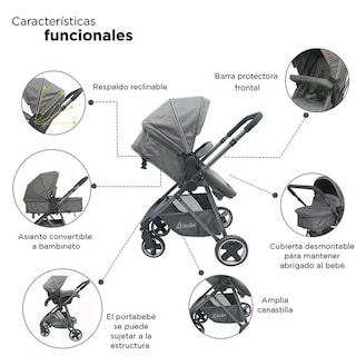 Foto 3 | Carriola D´bebé Queen Color Gris