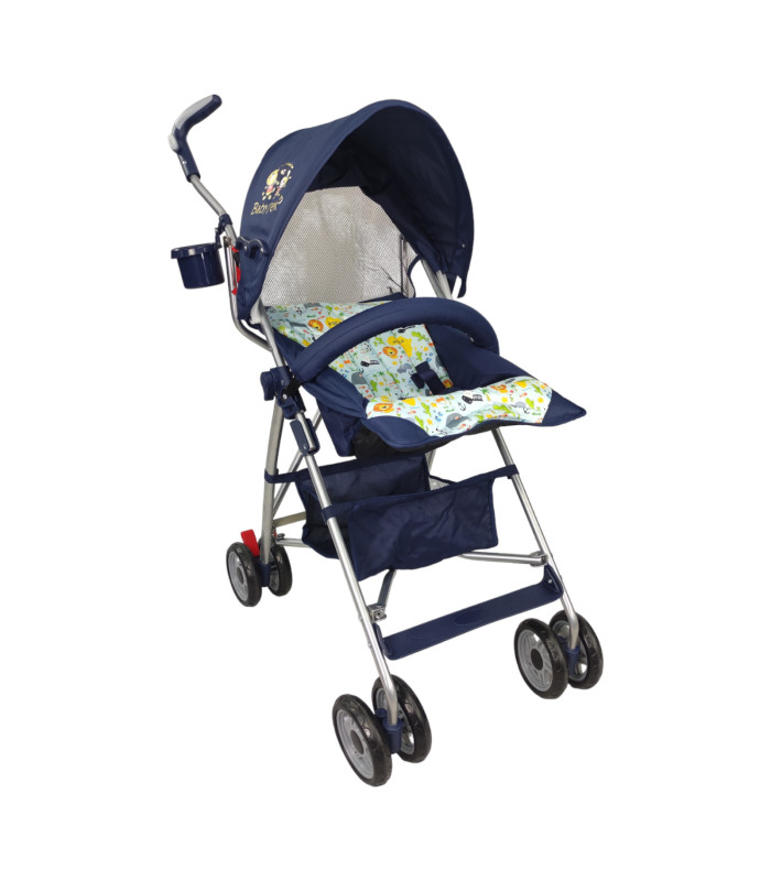 Foto 7 | Carriola Para Bebe De Baston 502B Compacta,plegable,ligera,reclinable Azul