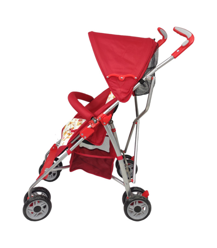 Foto 8 | Carriola Para Bebe De Baston 502B Compacta,plegable,ligera,reclinable Rojo