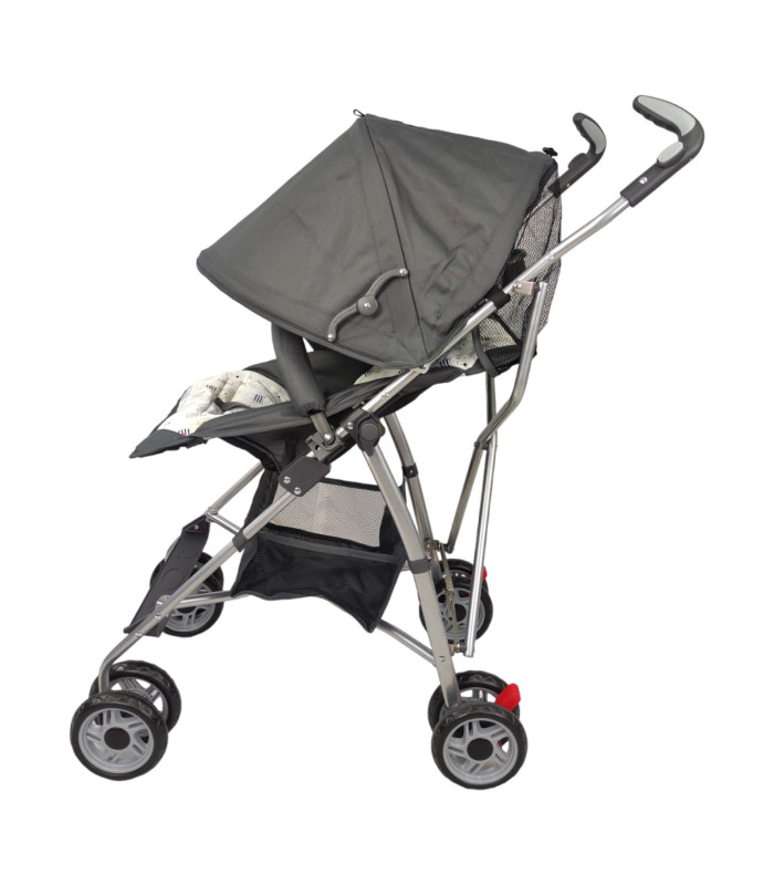 Foto 5 | Carriola Para Bebe De Baston 502B Compacta,plegable,ligera,reclinable Gris