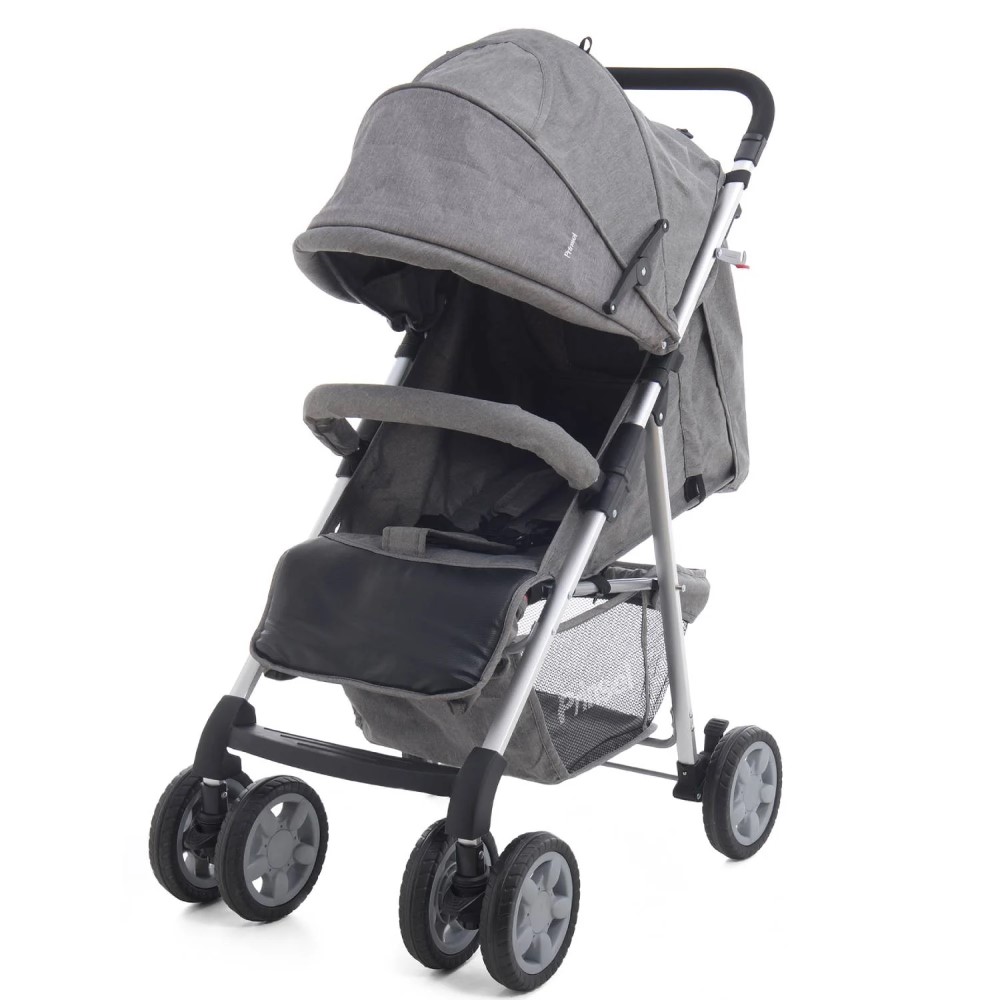 Carriola Prinsel 5041G-LIF Gris Reclinable Capota Extensible para Bebé