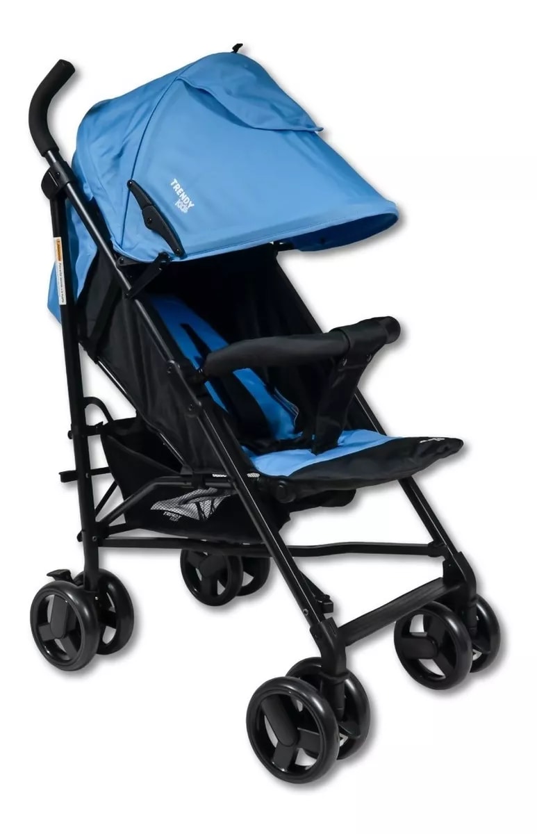 Carriola de Bastón para Bebé Trendy Kids Cross Azul Reclinable $1,749