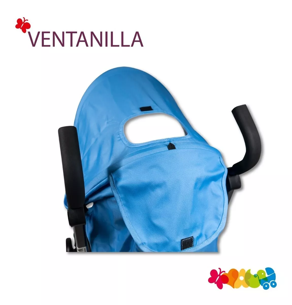 Foto 4 | Carriola de Bastón para Bebé Trendy Kids Cross Azul Reclinable