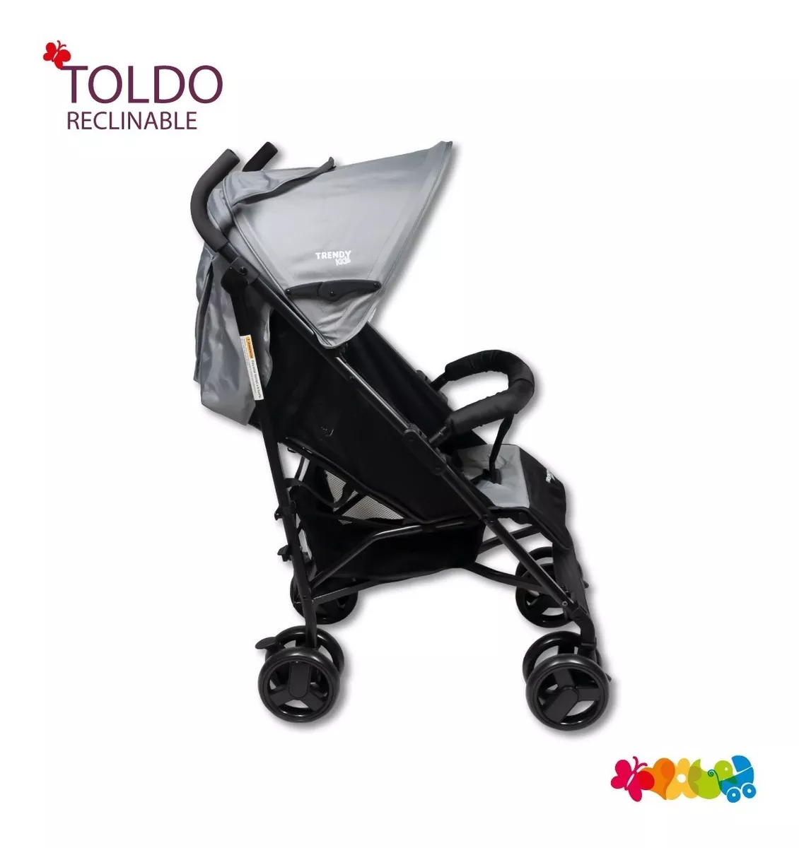 Foto 4 pulgar | Carriola de Bastón Trendy Kids Cross Reclinable