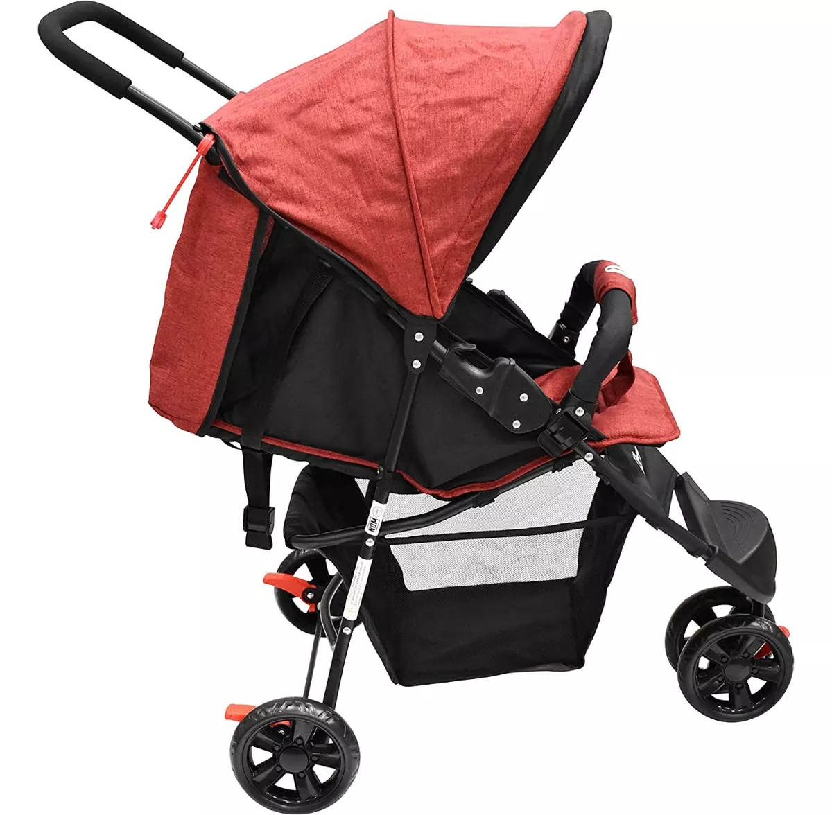 Foto 3 pulgar | Carriola para Bebé Jogger Infanti Fitz Reclinable Plegable Roja