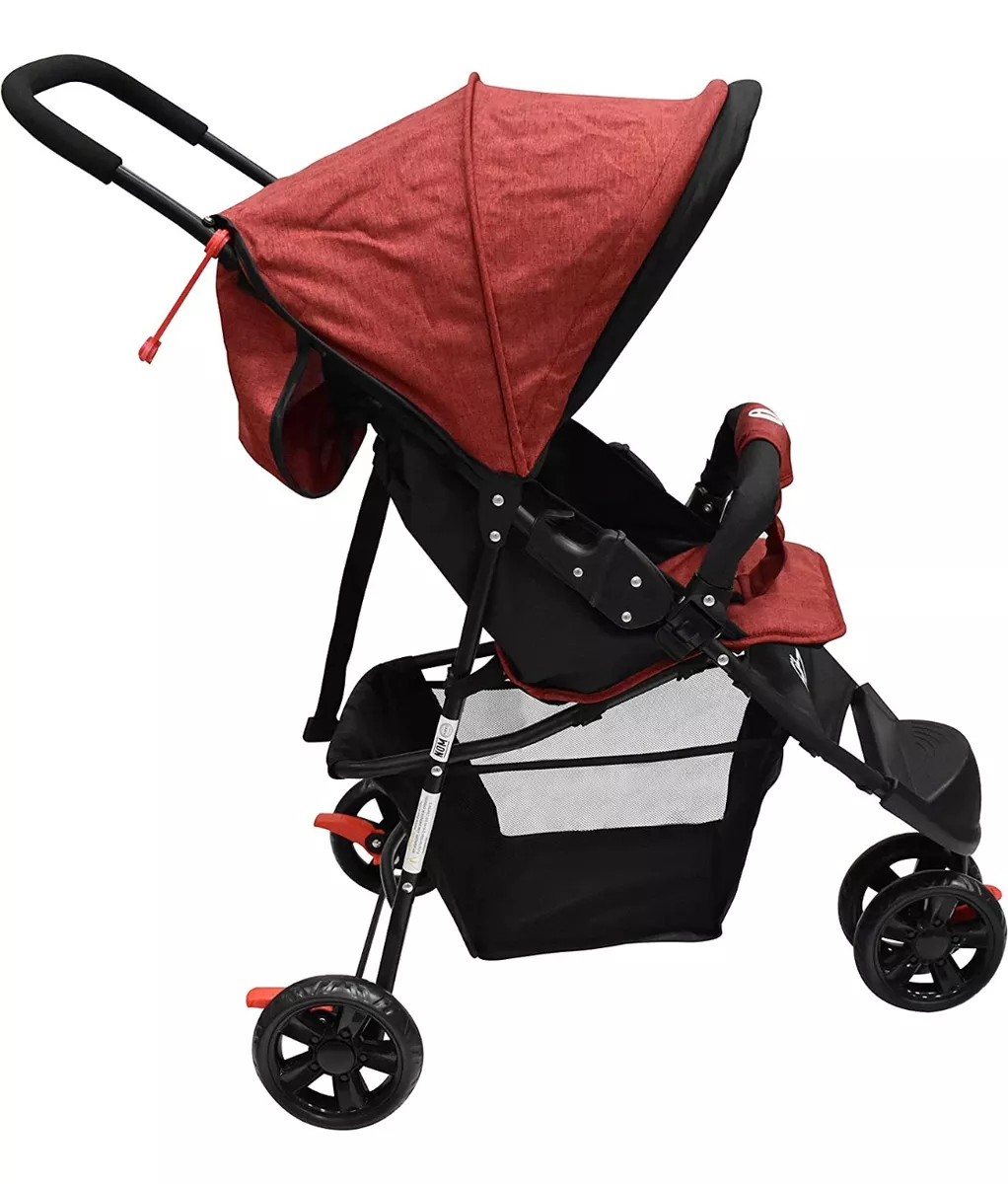 Foto 4 pulgar | Carriola para Bebé Jogger Infanti Fitz Reclinable Plegable Roja