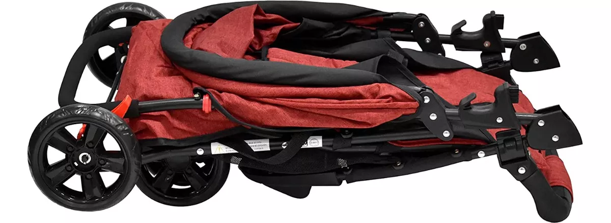 Foto 4 | Carriola para Bebé Jogger Infanti Fitz Reclinable Plegable Roja