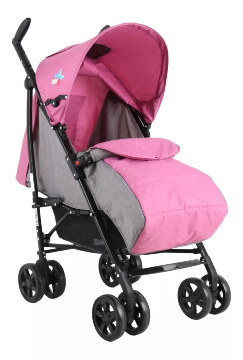 Carriola Starkids Rosa Reclinable para Bebé