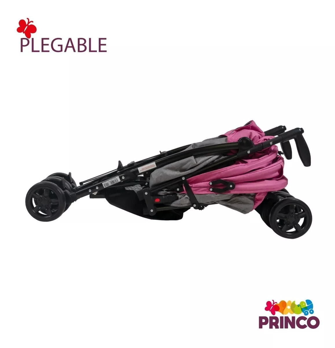 Foto 6 | Carriola Starkids Rosa Reclinable para Bebé