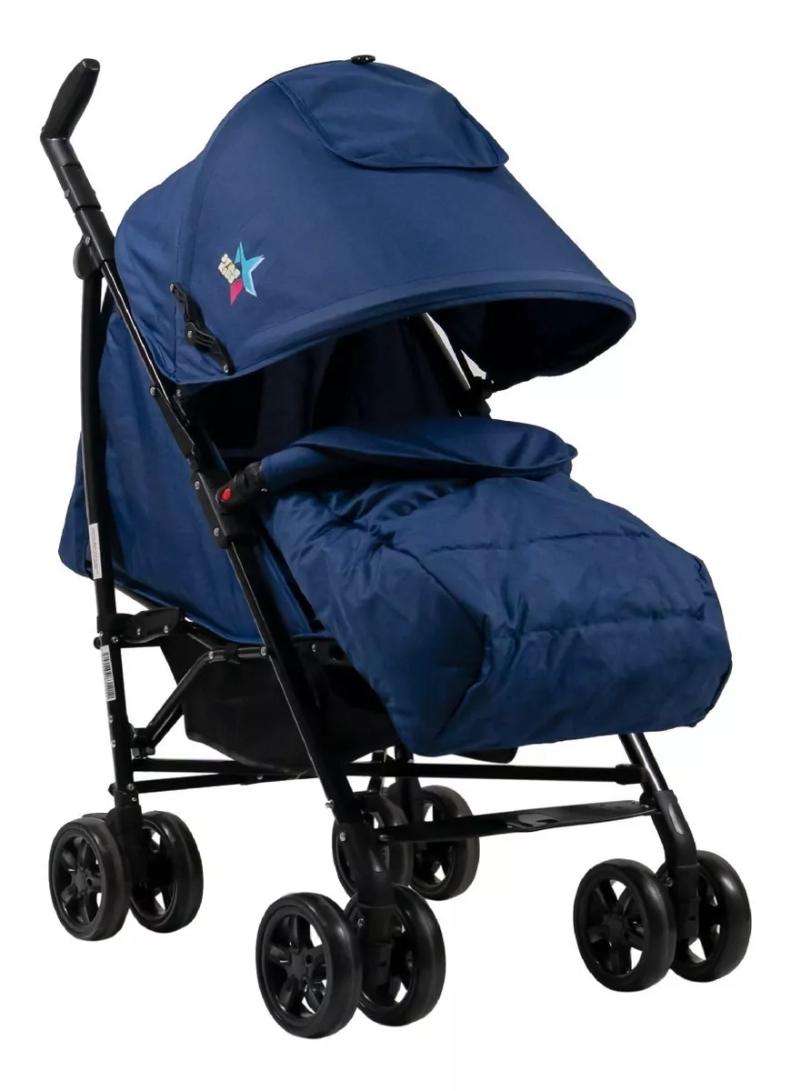 Carriola Starkids Azul Reclinable para Bebé