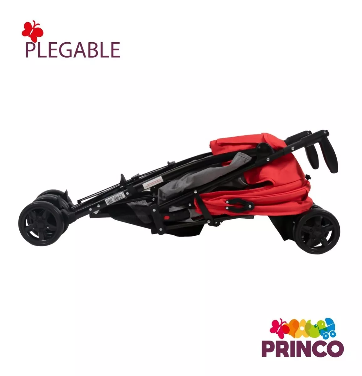 Foto 7 | Carriola Starkids Roja Reclinable para Bebé