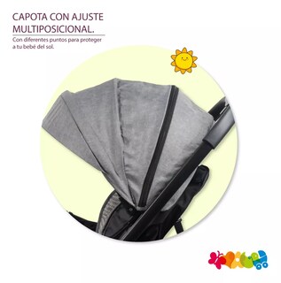 Foto 7 | Carriola para Bebé Starkids Naos Convertible a Mecedora