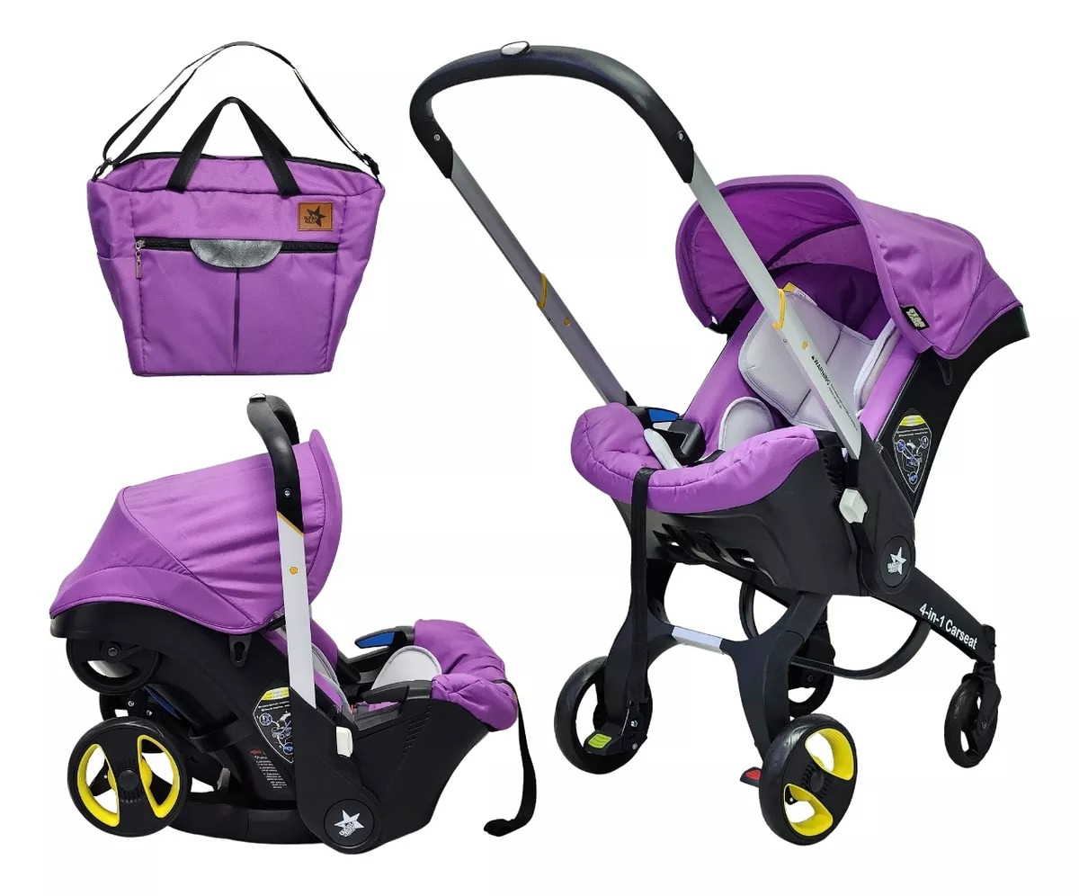 Carriola para Bebé Starkids Polux Convertible con Pañalera $5,599